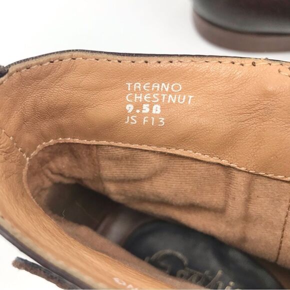 Earthies TREANO Brown Leather Bronze Studded Ankle Boots in Chestnut - Picture 16 of 16